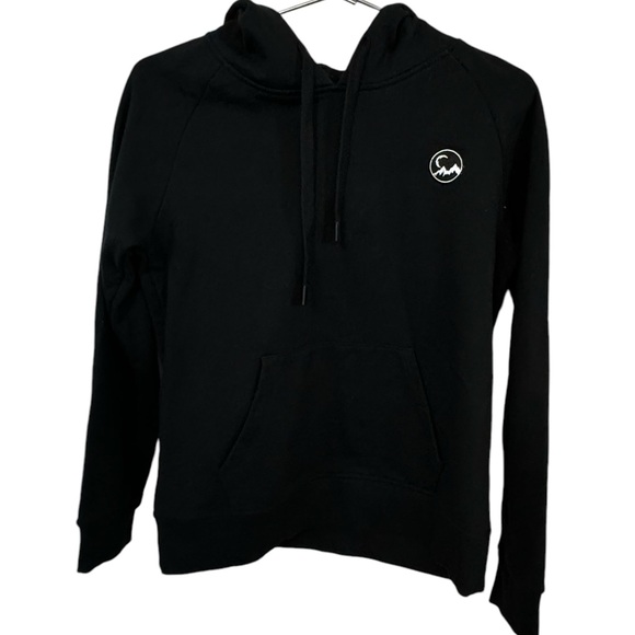 Nice High End Black ZYIA Active Moon Mountains Logo Women’s S Hoodie MINTY - Picture 1 of 5